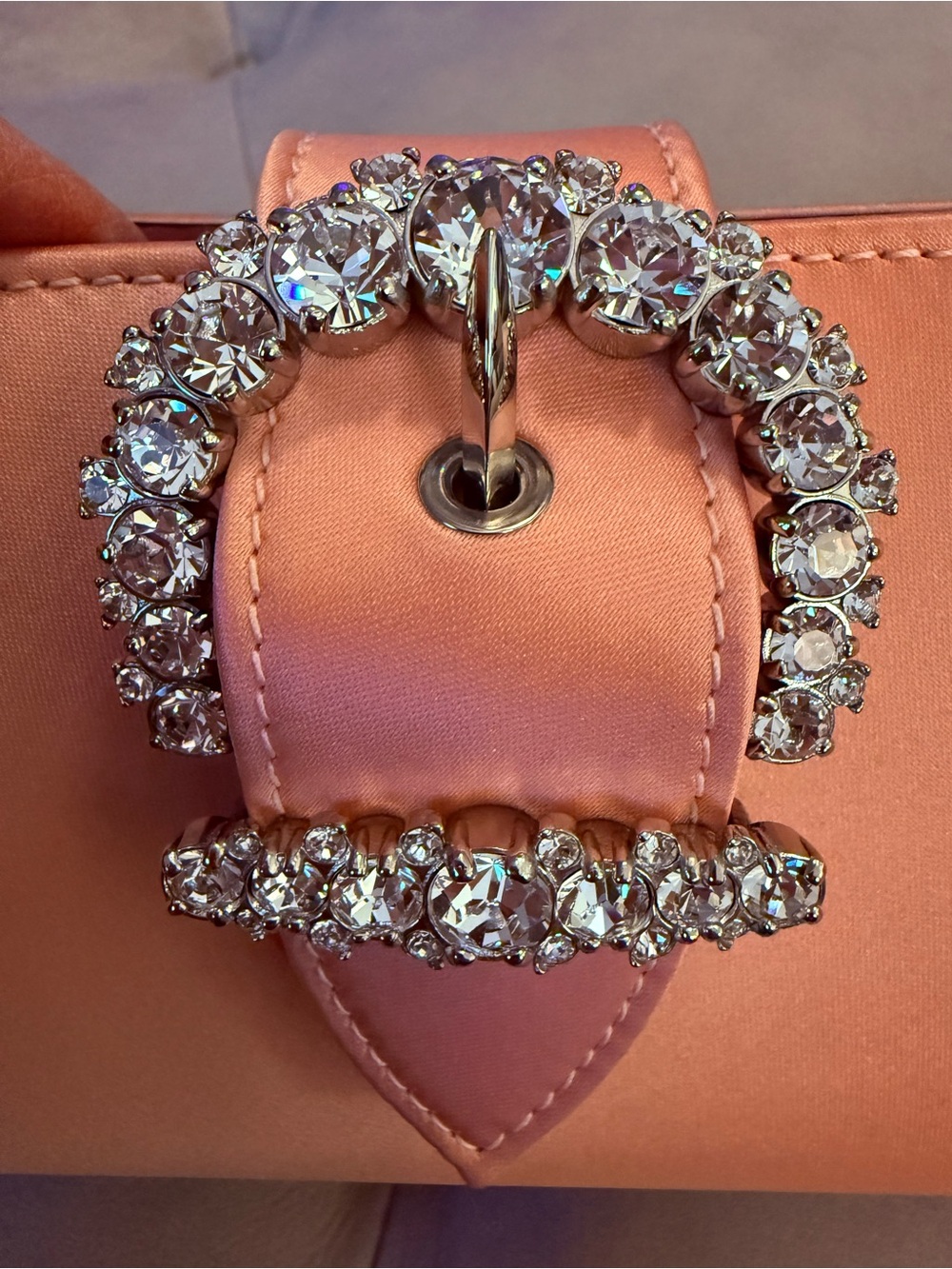 NWT Jimmy Choo Cheri Satin Clutch - Picture 3 of 8